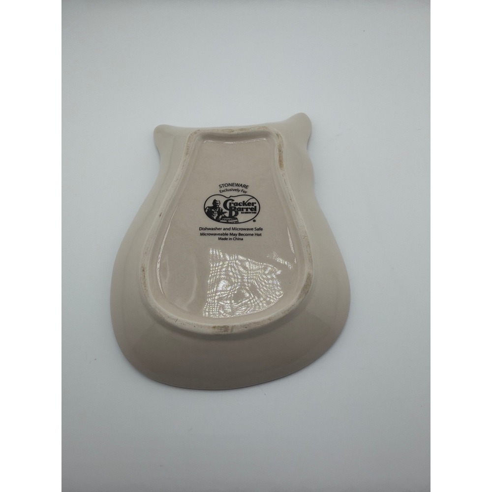 Cracker Barrel Day of the Dead Owl Stoneware Trinket Dish - Picture 2 of 5